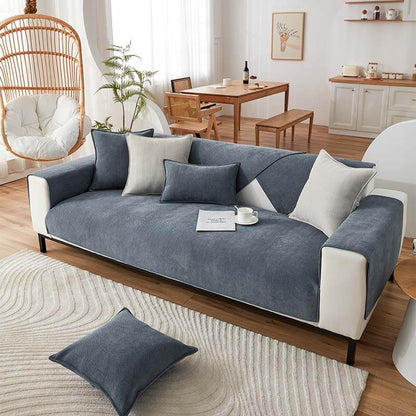 Herringbone Cushion Chenille Waterproof & Antifouling Pillow