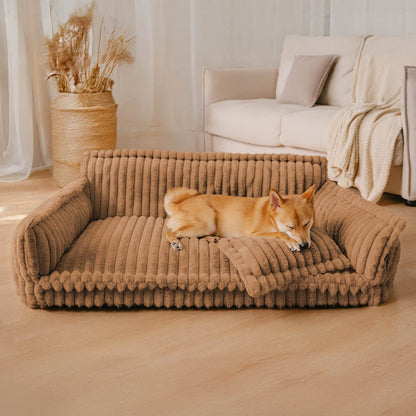 Large Washable Fluffy Orthopedic Soft Dog Pillow Dog Sofa Bed-Snoozy Dream
