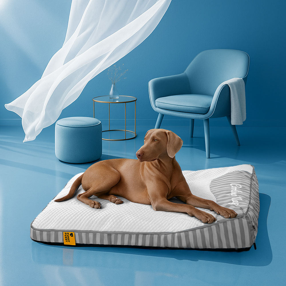 Extra Large Cooling Washable Rectangle Orthopedic Dog Bed - Outdoor