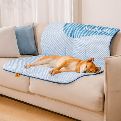 Large Washable Cooling Non-slip Dog Mat - Cooling Nap