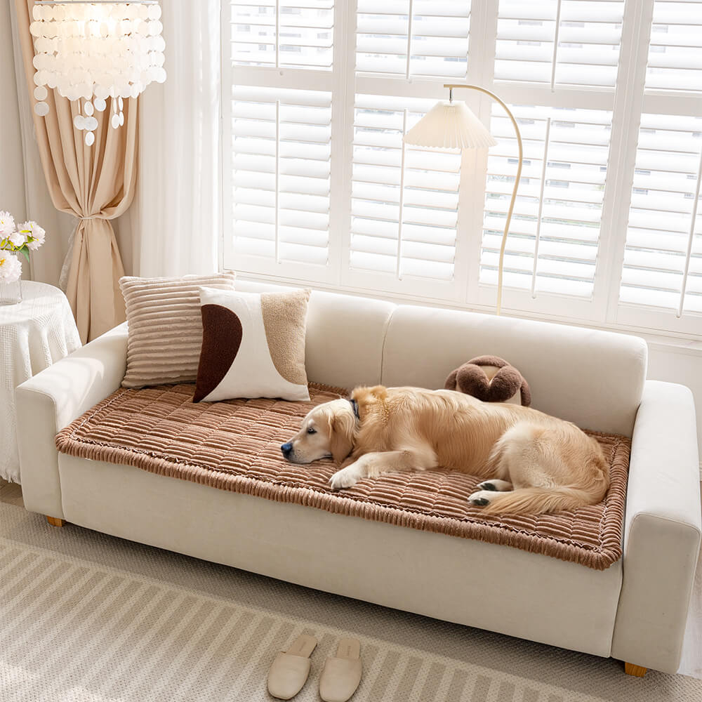 Waterproof Lazy Soft Flannel Breathable Pet Mat Non-slip Couch Cover